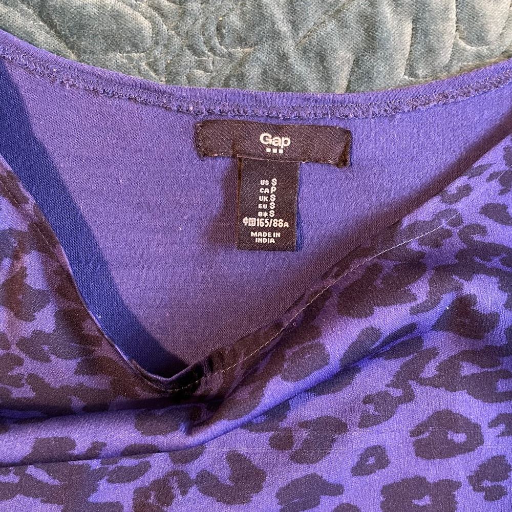 Gap Short Sleeved Leopard Print T Shirt